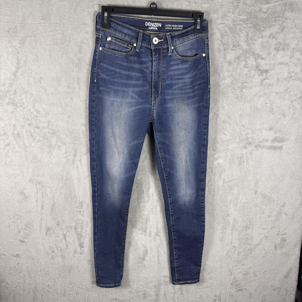 Denizen Levis Jeans Womens 27‎ Blue Ultra High-Rise Ankle Jegging Stretch Denim